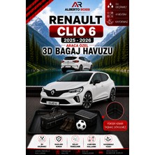 Ar Alberto Rossi Renault Clio 6 2025 - 2026 Araca Özel 3D Bagaj Havuzu