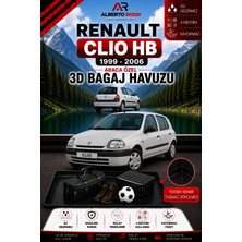 Ar Alberto Rossi Renault Clio Hb 1999 - 2006 Araca Özel 3D Bagaj Havuzu