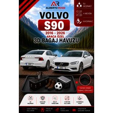 Ar Alberto Rossi Volvo S90 2016 - 2026 Araca Özel 3D Bagaj Havuzu