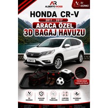 Ar Alberto Rossi Honda Cr-V 2011 - 2017 Araca Özel 3D Bagaj Havuzu