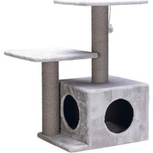 Beeztees Kedi Tırmalama, Gri, 45X34X70CM