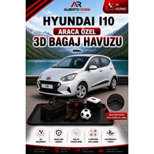 Ar Alberto Rossi Hyundai I10 2019 - 2026 Araca Özel 3D Bagaj Havuzu