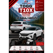 Ar Alberto Rossi Togg T10X Kulakli 2023 - 2026 Araca Özel 3D Bagaj Havuzu