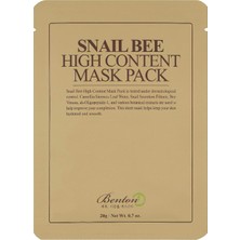 Benton Snail Bee High Content Mask - Salyangoz Özlü Maske 1 Paket (1 x 20 G)