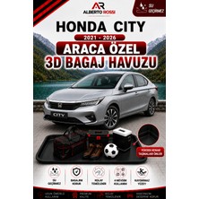 Ar Alberto Rossi Honda City 2021 - 2026 Araca Özel 3D Bagaj Havuzu