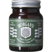 Morgan'S Low Shine Matt Pomade -Sert Tutuş, Mat Saç Şekillendirici Pomad ( Label) 100 gr