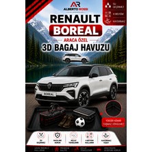 Ar Alberto Rossi Renault Boreal Üst 2026 - 2026 Araca Özel 3D Bagaj Havuzu