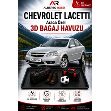 Ar Alberto Rossi Chevrolet Lacetti Sedan (J200) 2004 - 2011 Araca Özel 3D Bagaj Havuzu