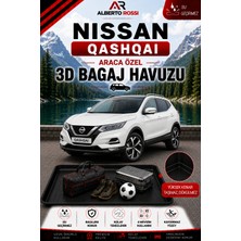 Ar Alberto Rossi Nissan Qashqai 5 Koltuk Üst ( Tekna-Platin-Edition) 2014 - 2026 Araca Özel 3D Bagaj Havuzu
