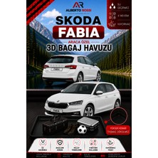 Ar Alberto Rossi Skoda Fabia 2022 - 2026 Araca Özel 3D Bagaj Havuzu