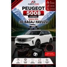 Ar Alberto Rossi Peugeot 5008 Hybrid 2025 - 2026 Araca Özel 3D Bagaj Havuzu