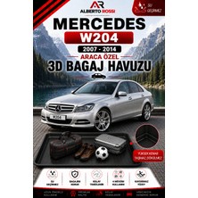 Ar Alberto Rossi Mercedes W204 Rampali 2007 - 2013 Araca Özel 3D Bagaj Havuzu