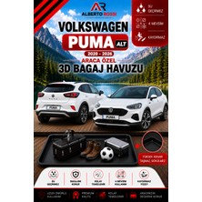 Ar Alberto Rossi Volkswagen Puma Alt 2020 - 2026 Araca Özel 3D Bagaj Havuzu