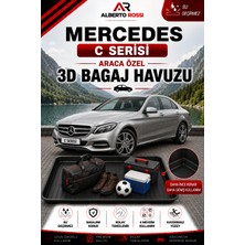 Ar Alberto Rossi Mercedes C Serisi ( W 204 Kasa ) Rampali Model 2007 - 2013 Araca Özel 3D Bagaj Havuzu