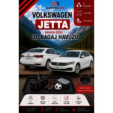 Ar Alberto Rossi Volkswagen Jetta 2011 - 2026 Araca Özel 3D Bagaj Havuzu