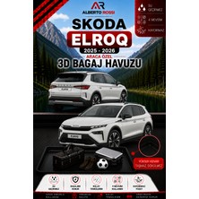 Ar Alberto Rossi Skoda Elroq 2025 - 2026 Araca Özel 3D Bagaj Havuzu