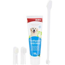 Bioline Nane Aromalı 100 gr Köpek Ağız Bakım Seti