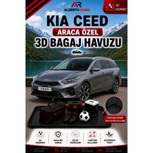 Ar Alberto Rossi Kia Ceed 2019 - 2026 Araca Özel 3D Bagaj Havuzu