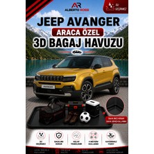 Ar Alberto Rossi Jeep Avanger Ust Bagaj Havazu 2023 - 2026 Araca Özel 3D Bagaj Havuzu