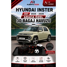 Ar Alberto Rossi Hyundai Inster Üst 2025 - 2026 Araca Özel 3D Bagaj Havuzu