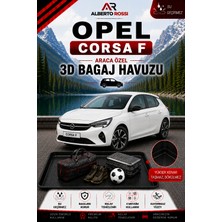 Ar Alberto Rossi Opel Corsa F Üst 2019 - 2026 Araca Özel 3D Bagaj Havuzu