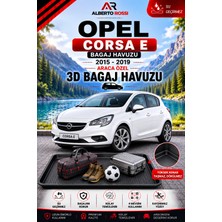 Ar Alberto Rossi Opel Corsa E Bagaj Havuzu_ 2015 - 2019 Araca Özel 3D Bagaj Havuzu