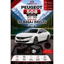 Ar Alberto Rossi Peugeot 508 Sedan 2019 - 2026 Araca Özel 3D Bagaj Havuzu
