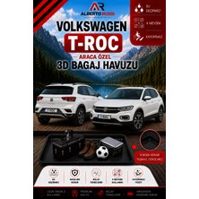 Ar Alberto Rossi Volkswagen T-Roc Üst 2019 - 2026 Araca Özel 3D Bagaj Havuzu