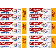 Colgate Total Active Protection Beyazlık Diş Macunu 50 ml + 50 ml Süper Fırsat Paket 12 Adet