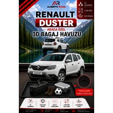 Ar Alberto Rossi Renault Duster 4x2 2024 - 2026 Araca Özel 3D Bagaj Havuzu