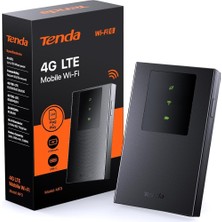 Tenda Mf3 Wifi Sabun, Sım 4g Lte Cat4, Kablosuz Wifi 6 AX300 Taşınabilir, Şarj Edilebilir Pil, Usb-C