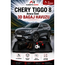 Ar Alberto Rossi Chery Tiggo 8 Pro Excellent-Luxury 2022 - 2026 Araca Özel 3D Bagaj Havuzu