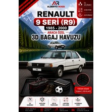 Ar Alberto Rossi Renault 9 Seri (R9) 1985 - 2000 Araca Özel 3D Bagaj Havuzu