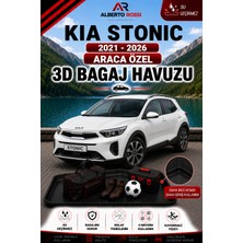 Ar Alberto Rossi Kia Stonic 2021 - 2026 Araca Özel 3D Bagaj Havuzu