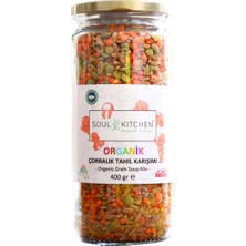 Soul Kitchen Organik Ürünler Soul Kitchen Organik Çorbalık Tahıl Karışımı Cam 400GR
