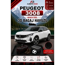Ar Alberto Rossi Peugeot 3008 Elektrikli 2024 - 2026 Araca Özel 3D Bagaj Havuzu