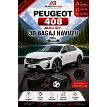 Ar Alberto Rossi Peugeot 408 2023 - 2026 Araca Özel 3D Bagaj Havuzu