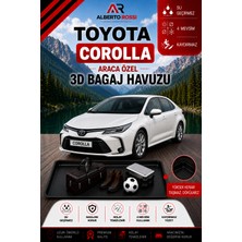 Ar Alberto Rossi Toyota Corolla Hb Kulaksiz 2020 - 2026 Araca Özel 3D Bagaj Havuzu