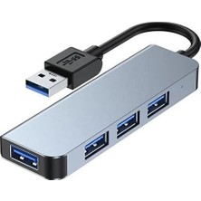 PDA Teknoloji Pdateknoloji 4 In 1 USB 3.0 Hub Alüminyum Gövde USB Çoklayıcı Hub BYL-2013U