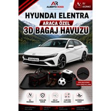 Ar Alberto Rossi Hyundai Elentra 2021 - 2026 Araca Özel 3D Bagaj Havuzu