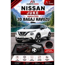 Ar Alberto Rossi Nissan Juke Üst 2019 - 2026 Araca Özel 3D Bagaj Havuzu