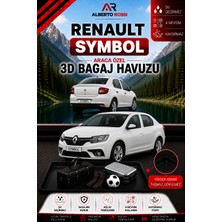 Ar Alberto Rossi Renault Symbol 1999 - 2008 Araca Özel 3D Bagaj Havuzu
