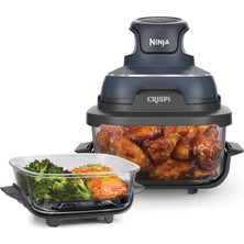 Ninja Crıspi 4’ü 1 Arada Taşınabilir Cam Hazneli Pişirme Sistemi – Blue | 1700W | 1.4l + 3.8l Cam Hazne