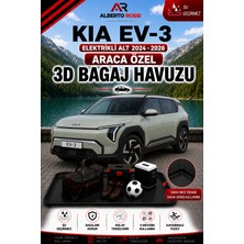 Ar Alberto Rossi Kia Ev-3 Elektrikli Alt 2024 - 2026 Araca Özel 3D Bagaj Havuzu