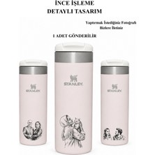Kişiye Özel Tasarımlı Isimli Stanley The Aerolight Transit Mug Rose 0.35 Lt 1 Adet