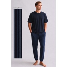 Mısırlı Erkek Bambu Jogger Pantolon Lacivert