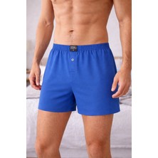 Mısırlı Erkek Pamuklu Ares Şort  Boxer Indigo