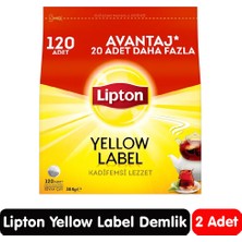 Lipton Yellow Label Demlik Poşet Çay 120 Adet 2 Paket