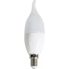 Eco Lounge 1 Adet Noas YL96 1702 Kıvrık 7W Buji LED Ampul 3200K Gün Işığı E14 Duy