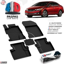 Drs Tuning Honda Civic Sd 4d Havuzlu Paspas 2012-2016 A+Kalite